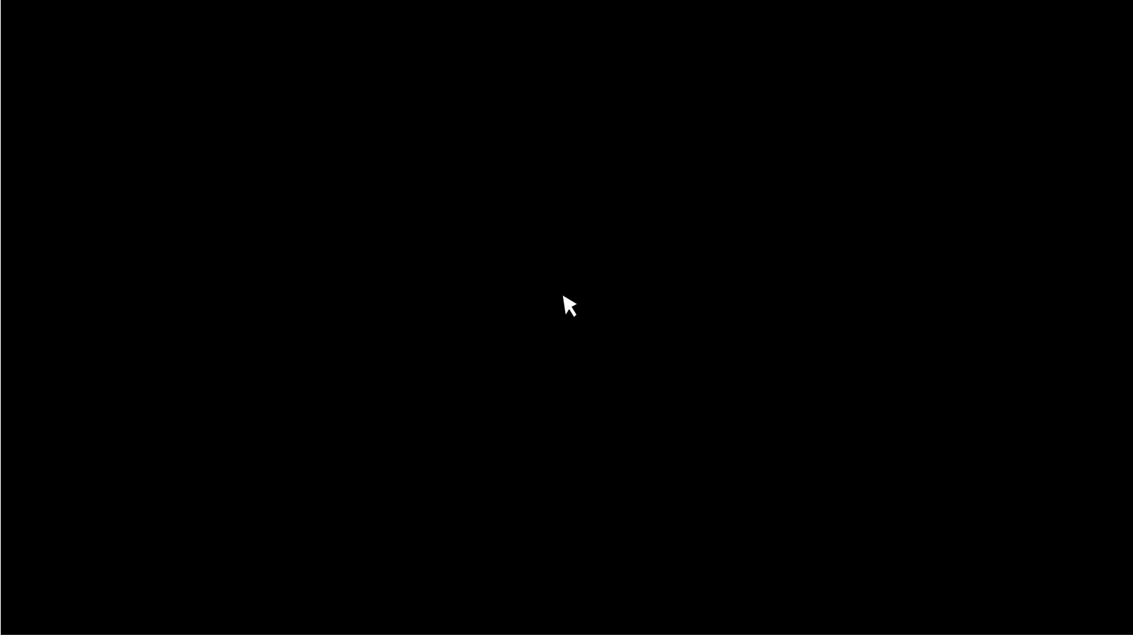 Blank screen showing cursor only blank screen cursor